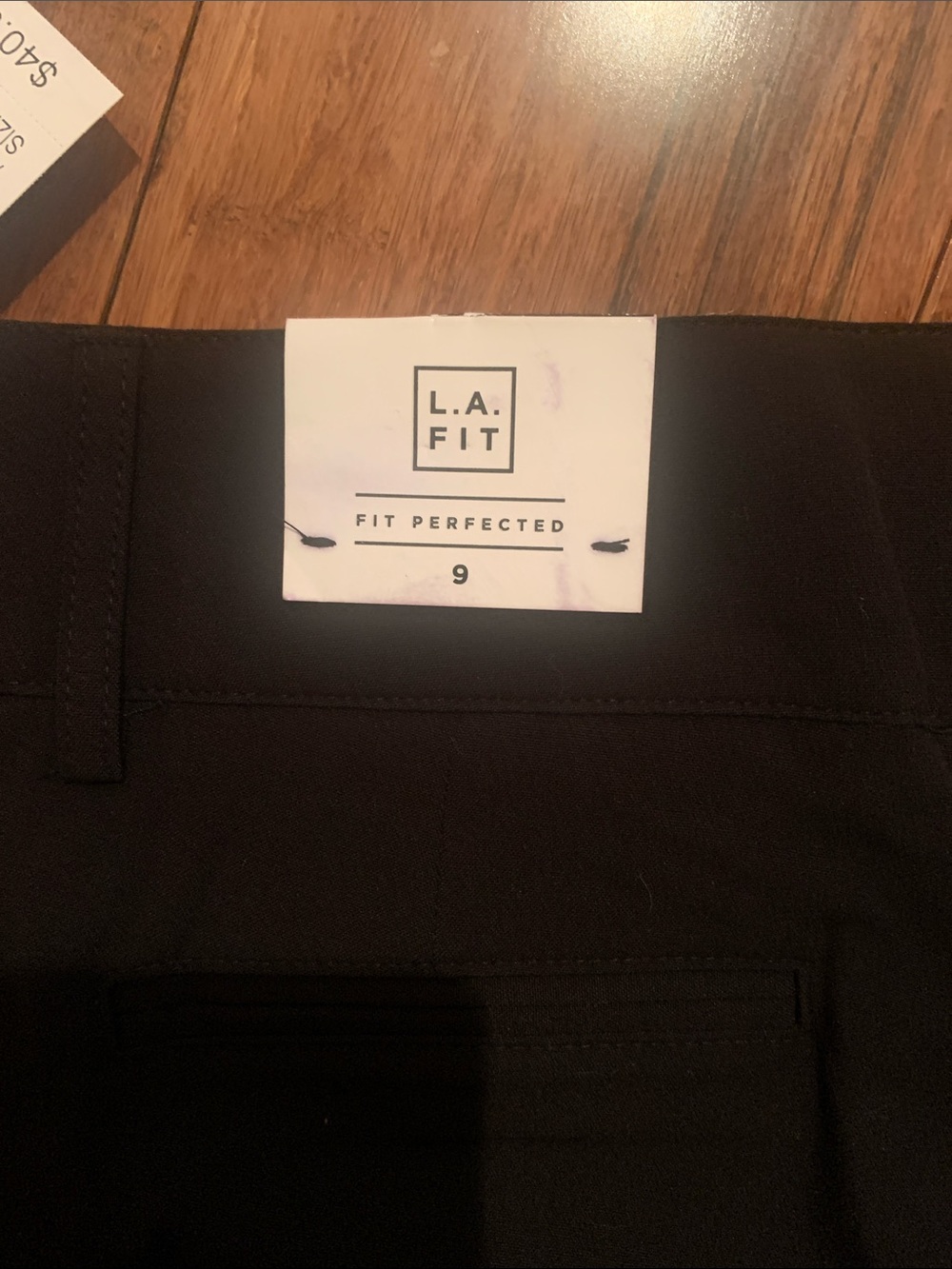 Women's Black Tailored Dress Pants - Picture 12 of 13
